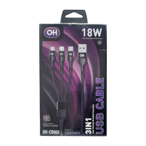OH 18W 3-In-1 USB Cable